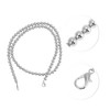 Unique Bargains Faux Pearl Handbag Strap Silver Tone 1 Pc - 3 of 4