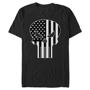 Mens Marvel: The Punisher Beveled Edge Logo T Shirt - 1 of 4