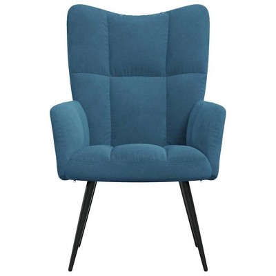 vidaXL Relaxing Chair - Blue Without Footrest