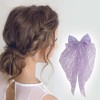 Unique Bargains Grace Bow Ribbon Hair Clips 1 Pc - 2 of 4