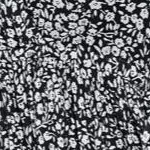 black ditsy floral