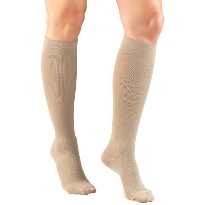 Truform Compression Socks, 15-20 mmHg, Women's Dress Socks, Knee High Over Calf Length