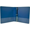 School Smart D Ring Binder, Polypropylene, 1 Inch, Blue - 2 of 4