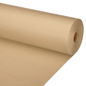 Unique Bargains Smooth Painting Gift Flower Wrapping Art Easel Kraft Paper Roll - 1 of 4