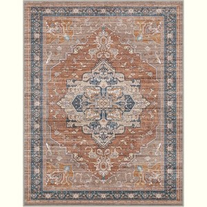 Abynow Medallion Faded Persian Indoor Area Rug - 1 of 4