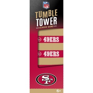 MasterPieces Real Wood Block Tumble Towers - NFL San Francisco 49ers - 1 of 4