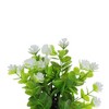Unique Bargains Realistic Artificial Plants Eucalyptus & Lotus Arrangement Plastic 2.95"x2.95"x7.48" 1 Pcs - 4 of 4