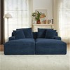 Dolonm 78.8" Double Sofa, Compressed Boneless Sofa Made of Corduroy, Requires No Installation,for Living Rooms Bedrooms - 4 of 4