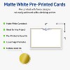 Avery 4" x 6" Cards, Gold & Navy Border with Florals, 20 ct - 2 of 4