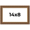 PosterPalooza | Photo Size Classic Gold Picture Frame - UV Acrylic, Foam Board Backing, Hanging Hardware - 2 of 4