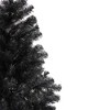 Northlight Full Colorado Spruce Artificial Halloween Tree - 7' - Black - Unlit - image 3 of 4