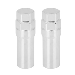 Unique Bargains Chrome 7 Spline Wheel Lug Nut Drive Tuner Key Tool Lock 0.63" 2 Pcs - 1 of 4