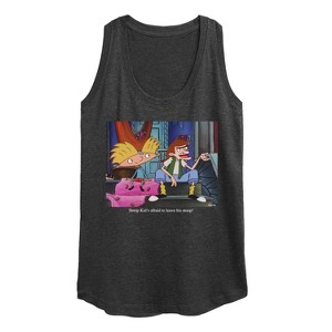 Women's - Hey Arnold! - Stoop Kid Graphic Racerback Tank - 1 of 4