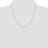 Black Bow Jewelry 0.5mm, 10k Yellow Gold, Cable Rope Chain Necklace - 2 of 4