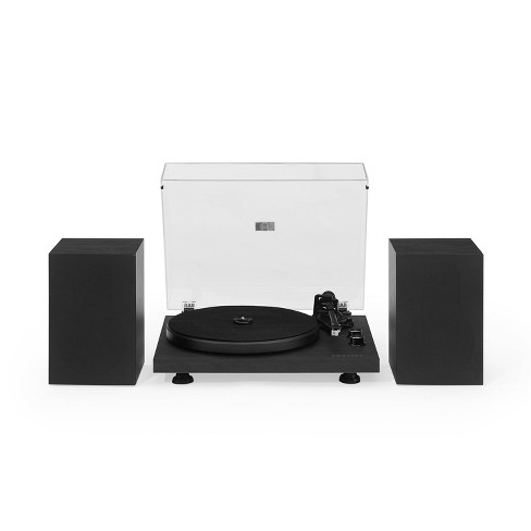 Crosley C62 Shelf System Vinyl Record Player - Black : Target