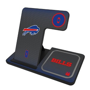 Keyscaper Buffalo Bills Linen 15-Watt 3 in 1 Charging Station - 1 of 4