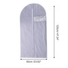 Unique Bargains Dustproof Transparent Window Garment Bag 3 Pcs - 4 of 4