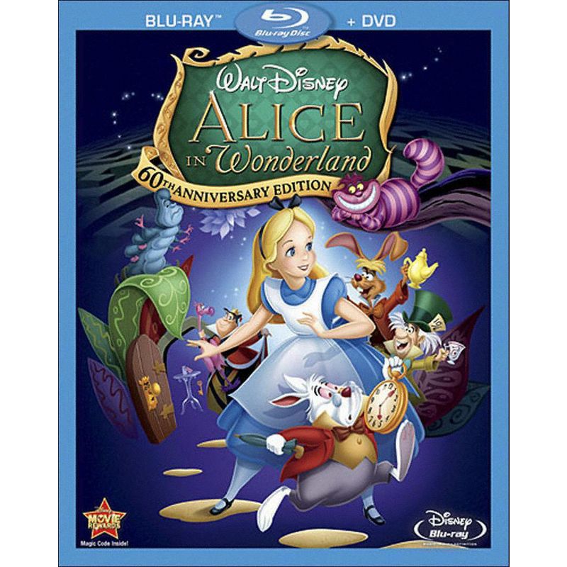 Alice in Wonderland [60th Anniversary Edition] [Blu-ray/DVD], 1 of 2