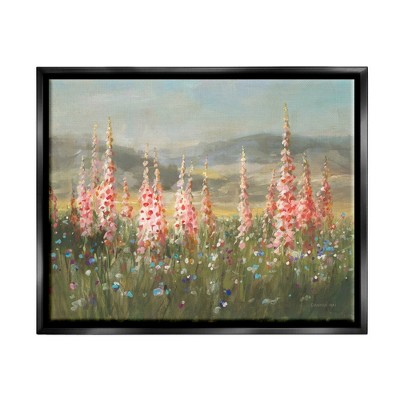Stupell Industries Flower Blossoms Vast Rural Meadow Framed Canvas
