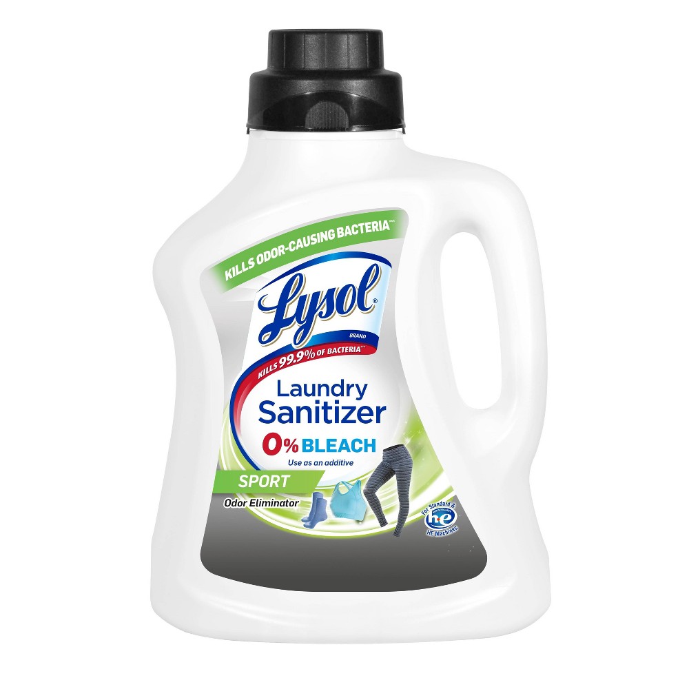 Lysol Laundry Sanitizer, Sport, Eliminates Odors and Kills Bacteria, 90 oz