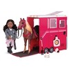 Our Generation 18" Posable Riding Doll Lily-Anna with Outfits, Horse, and Trailer Accessory - image 2 of 4