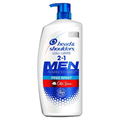Head & Shoulders Old Spice Pure Sport Anti-Dandruff 2 in 1 Shampoo and Conditioner - 31.4 fl oz