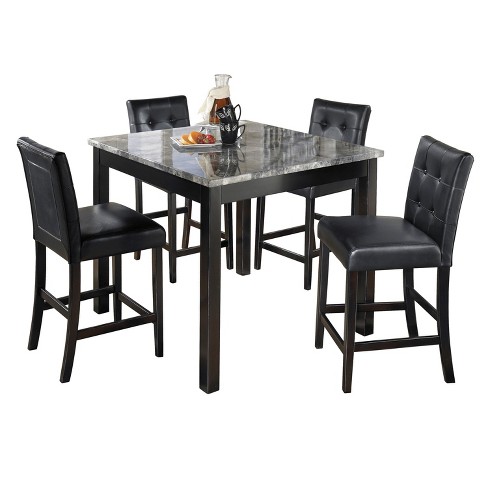 dining set table ashley counter height room furniture signature maysville bar piece stools contemporary sets barstools target latitude run kitchen