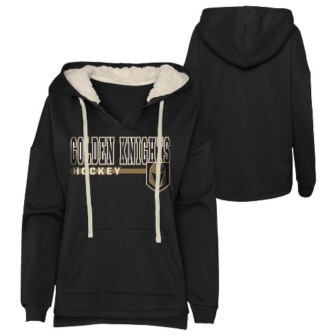 NHL Vegas Golden Knights Men's Long Sleeve Hooded Sweatshirt with Lace - S