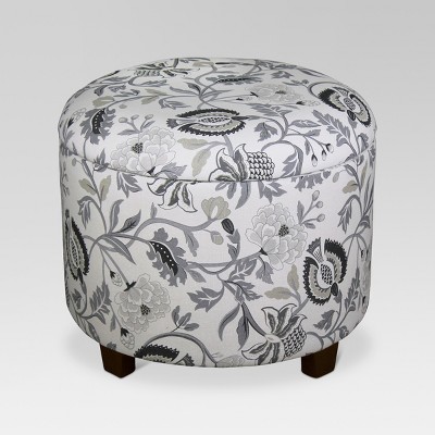 target floral ottoman