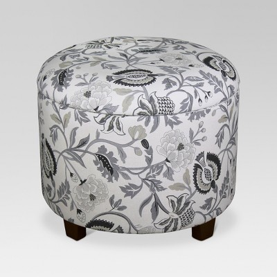 target round ottoman