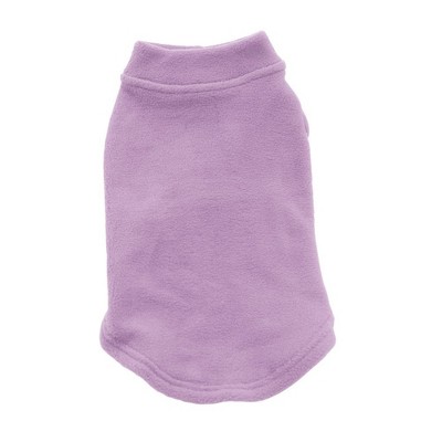 Gooby Stretch Fleece Cold Weather Dog Vest, Small, Lavender