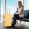 Aukfa 3-Piece ABS Luggage Set 20/24/28 Inch with Combination Lock, 360¡ã Silent Spinner Wheels, Waterproof Matching Suitcases - 4 of 4