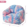 GustoWave Bean Bag Chair, Lazy Chair for Gaming Reading in Living Room, Blue - 2 of 4