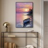Art Remedy Quaint Sunset Shore Beach Life Inspired Wall Art Framed - 2 of 4