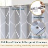 LunaLulinlk Weighted-Hem Fabric Bathroom Curtain - 2 of 4