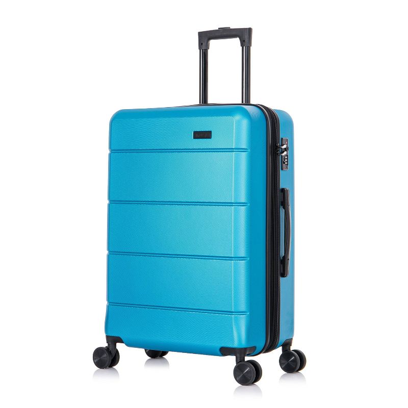 InUSA Elysian Lightweight Hardside Medium Checked Spinner Suitcase, 1 of 16