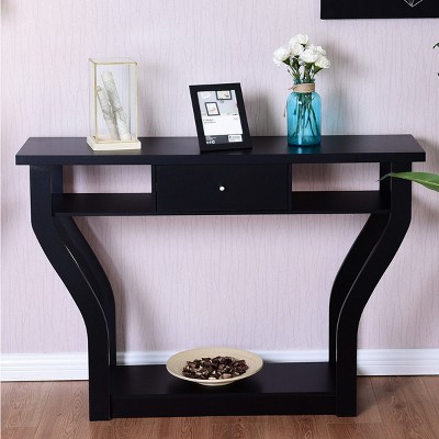 Costway Black Accent Console Table Modern Sofa Entryway Hallway Hall   GUEST A96b258b 872b 4cc2 8415 Aef6ece5b67e