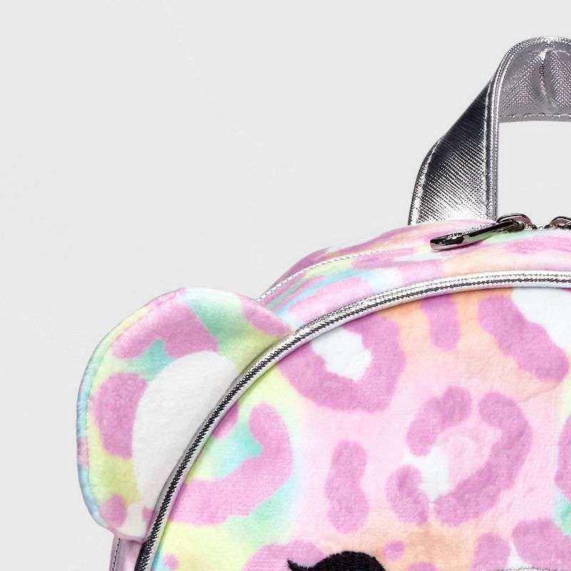 Kids&#39; 11&#34; Squishmallows Michaela the Leopard Mini Backpack - Pink, 4 of 5