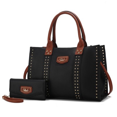 MKF Collection Davina Vegan Leather Women’s Tote Bag with wallet by Mia K