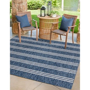 Jill Zarin Outdoor Anguilla Striped Woven Area Rug - 1 of 4