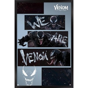 Trends International Marvel Venom: Let There be Carnage - We Are Venom Bars Framed Wall Poster Prints - 1 of 4