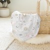 Sweet Jojo Designs Girl Swaddle Baby Blanket Celestial Pink Gold and Grey - 4 of 4