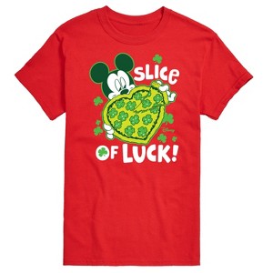 Men's - Disney - Slice Of Luck Short Sleeve Graphic T-Shirt - 1 of 4