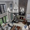BAOURE 12-Light Black Wagon Wheel Chandelier with Glass Shade, 43.3-Inch Round Farmhouse Pendant Light Fixture for Dining Rooms, Foyers & Entryways - 4 of 4