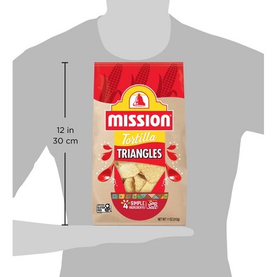 Mission Triangles White Corn Tortilla Chips - 11oz