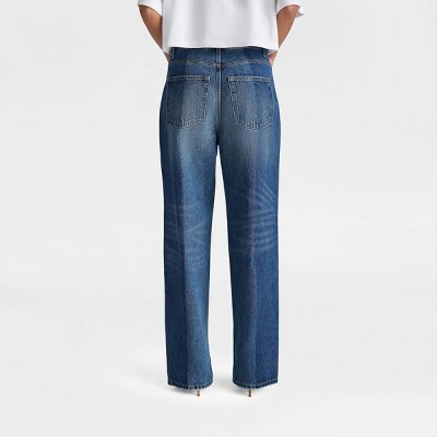 KBB by KAHLANA Women’s ‘The High Rise 70s Flare Jeans’ – Dark
