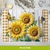Briarwood Lane Summer Double Sided Placemat (4-pack) 17x11.25 Elegant Sunflowers For Summer Butterflies Placemat - 4 of 4