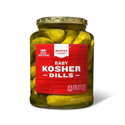 Kosher Baby Dill Pickles - 32oz - Market Pantry™