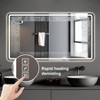 Ridstar 48 in. W x 32 in. H Clear Rectangular Bathroom Mirror with Led Lights - 2 of 4
