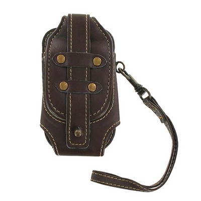 Xentris - Universal Slim Fashion Rugged Pouch With Wrist Strap - Brown ...